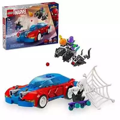 Buy LEGO Marvel 76279 Spider-Man Race Car & Venom Green Goblin Age 7+ 227pcs • 15.99£