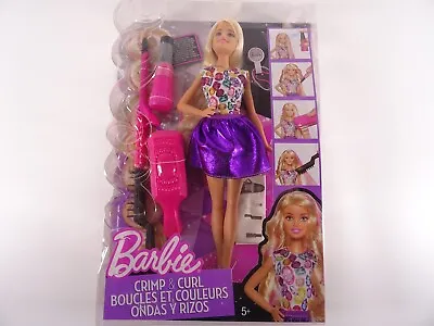 Buy Barbie Doll Curling Fun Play Set Accessories NRFB Mattel DWK49 Like New Original Packaging (10762) • 51.34£