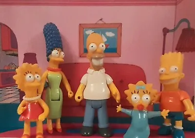 Buy RARE Simpsons Family Figures Joblot 1990 Mattel With Nelson, TV & Accessories. • 74.99£