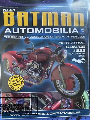 Buy Batman Automobilia Eaglemoss Issue #51 DIECAST #233  BATWOMAN MOTORBIKE *SEALED • 12.99£