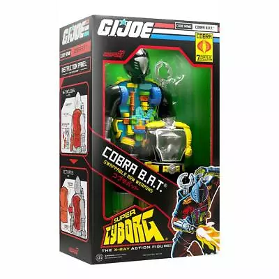 Buy Super7 Super Cyborg G.I. Joe Cobra B.A.T. (Original) Action Figure • 59.99£