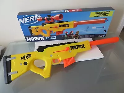 Buy NERF Fortnite BASR-L Bolt Action, Clip Fed Blaster Toy (E7522EU4) • 28£
