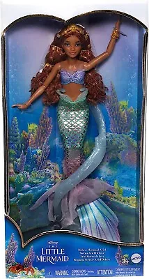Buy Mattel Disney Arielle The Mermaid Deluxe With Doll Stand Doll Doll • 67.88£