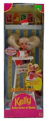 Buy 1997 Eatin' Fun Kelly Barbie Doll / Feed Me Shelly / Mattel 18582, In Original Packaging • 41.52£