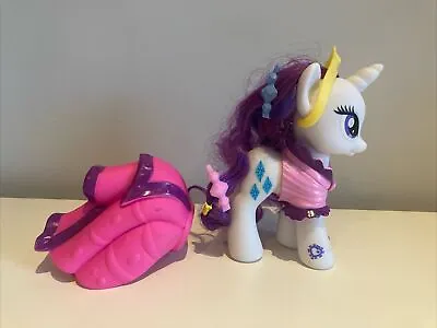 Buy My Little Pony G4 RARITY White With Purple Hair & Accessories Hasbro Toy Figure • 3.85£