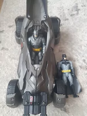 Buy  Epic Strike Batmobile &2 Batman Figure Mattel 2015 Dc Comics Batman VsSuperman • 15£