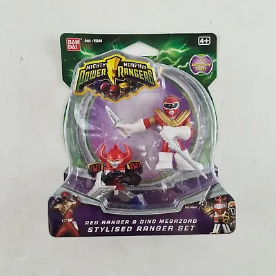 Buy Mighty Morphin Power Rangers 2010 Red Ranger & Dino Megazord Stylised Ranger Set • 14.99£