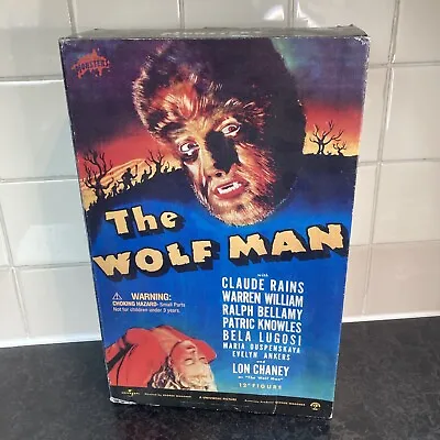Buy Sideshow The Wolf Man 12'' Horror Action Figure BOX ONLY! Universal Monster • 49.95£