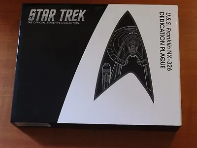 Buy U.S.S. FRANKLIN NX-326 Dedication Plaque 2017 Eaglemoss Star Trek Beyond Movie • 29.99£