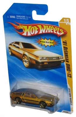 Buy Hot Wheels 2010 New Models Gold '81 Delorean DMC-12 Toy Car 15/240 - (Dented Pla • 25.13£