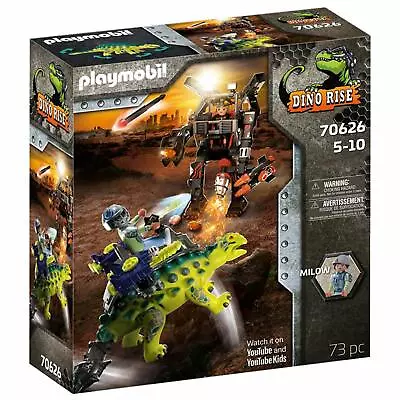 Buy Playmobil Dino Rise Saichania Dinosaur Missiles Invasion Of The Robot 70626 New • 58.99£