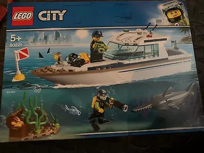 Buy LEGO® 60221 Great Vehicles Diving Yacht Boat Toy With Diver Minifigures, Sealed • 26£