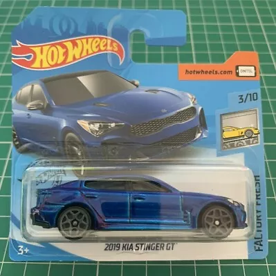 Buy Hot Wheels 2019 KIA Stinger GT Blue Factory Fresh Number 198 New And Unopened • 19.99£
