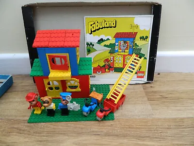Buy Lego Fabuland – 3669 Fire Station - Instructions – 1982 Vintage Set • 14.99£