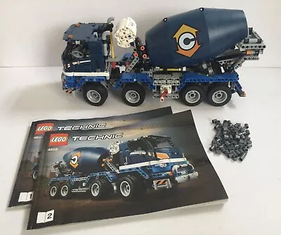 Buy LEGO TECHNIC Concrete Mixer Truck 42112 Retired With Instructions VGC • 59.99£