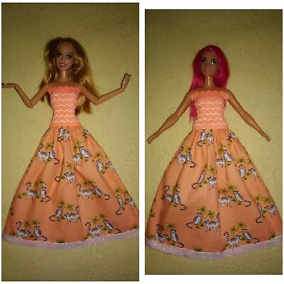 Buy Barbie Curvy Dress Doll Clothing Princess Safari Jungle Katta Animal Pattern 70 • 10.23£