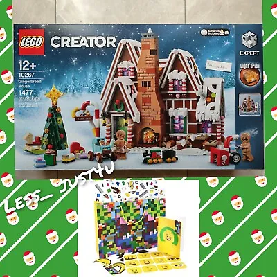 Buy LEGO Creator Expert Gingerbread House 10267 BNIB + VIP Gift Bag Set Christmas # • 124.50£