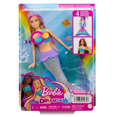 Buy Barbie Doll Mermaid Dreamtopia Twinkle Lights • 35.99£
