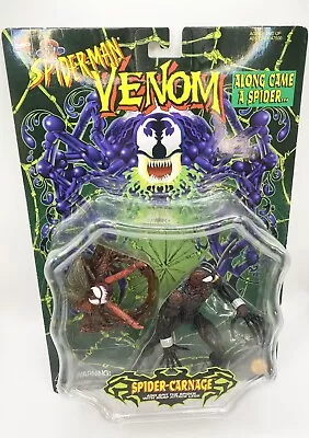 Buy Vintage 1997 Spiderman Venom Spider Carnage Toy Biz Toy Sealed • 80.99£