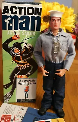 Buy Action Man 40th Action Sailor Brown Painted Hair Boxed Figure • 60£