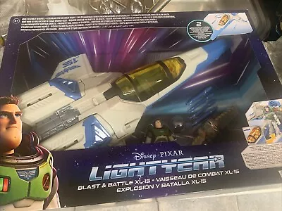 Buy Disney Pixar Lightyear Blast & Battle XL-15 Spaceship Toy - Blast & Battle *READ • 9.49£