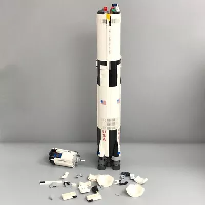 Buy Saturn Lunar Lander Lego Rocket 21309 NASA Apollo Saturn Vintage 64cm High -CP • 30£