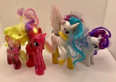 Buy My Little Pony Bundle X4 Flower Wishes, Light Up Princess Cadance Unicorn Hasbro • 12£