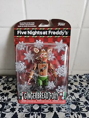 Buy Five Nights At Freddys FNAF Holiday Gingerbread Foxy Figure Collect Funko NEW UK • 19.99£