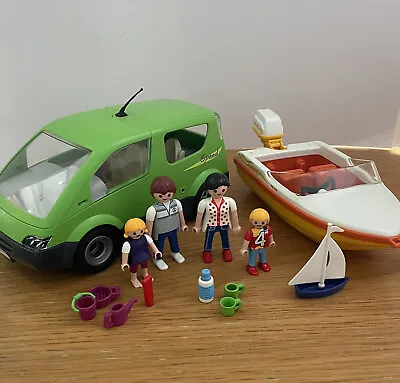 Buy Playmobil 4144 Family Van With Boat - No Trailer - Not Complete • 12£