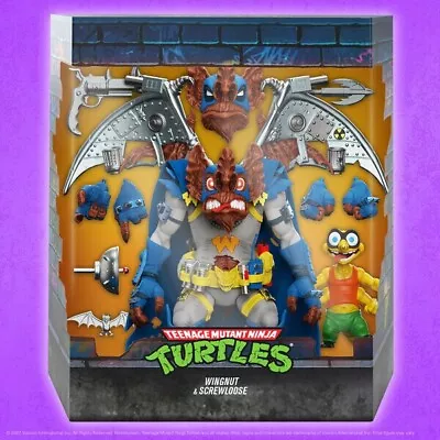 Buy Super7 TMNT Wave 9 Ultimate Wingnut And Screwloose (Teenage Mutant Ninja Turtles • 72.99£