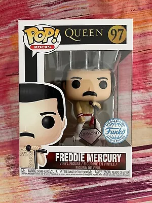 Buy Funko Pop Rocks Queen Freddie Mercury Diamond Collection Special 97 AVAILABLE • 32.86£