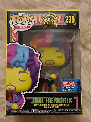 Buy Funko Pop! Jimi Hendrix Vinly Action Figure 239 2021 Con Ltd Edition • 39.95£