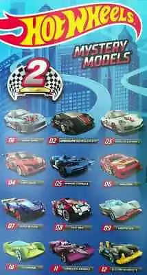 Buy Mystery Models Series 2 Hot Wheels Toy Car 1:64 New Boxed • 7.27£