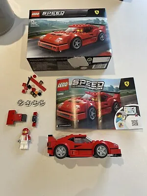 Buy Lego Ferrari F40 Competizione Speed Champions Set 75890 100% Complete Box & Inst • 10£