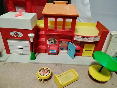 Buy Vintage Fisher-Price Little People Play Family Village 997 With Figures Vehicles • 45£