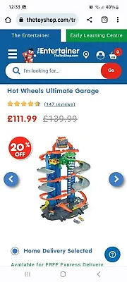Buy Hot Wheels Ultimate Garage T Rex • 70£