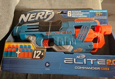 Buy NERF Elite 2.0 Commander RD-6 Blaster Gun • 8.50£