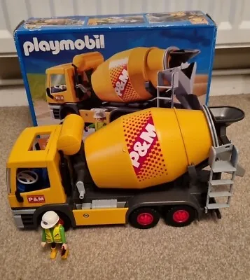 Buy Playmobil 3263 Construction Cement Truck/Lorry In Fantastic 100% Complete Boxed. • 20£
