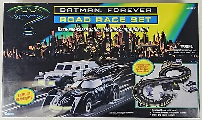 Buy Batman Forever Road Race Set Batmobile Two-Face Armored Slot Cars 1995 VTG New • 119.50£