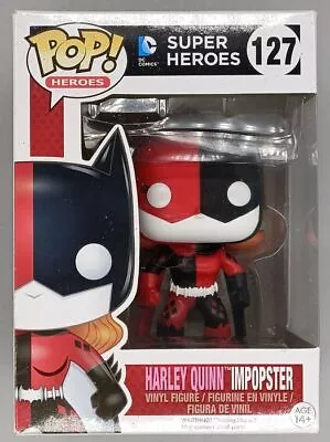Buy Funko POP #127 Harley Quinn Impopster - DC Super Heroes Damaged Box + Protector • 10.49£