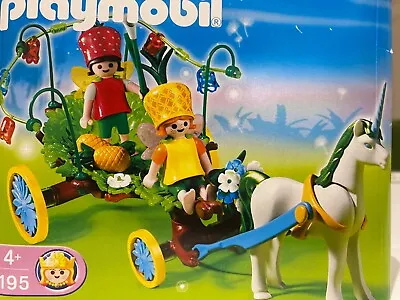 Buy Playmobil Fairies 4195: Fairy Carriage With Unicorn - RARE New • 40£
