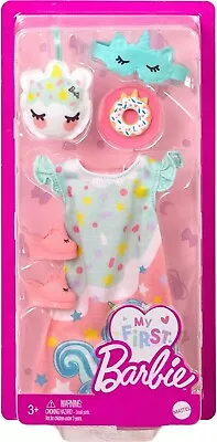 Buy Mattel Barbie My First Barbie Fashion Pack Pajamas And Slippers Dress Up | Toys • 15.12£