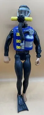 Buy 1998 Vintage Action Man Diver Scuba Hasbro SCUBA  Bathtub Swimmer 12  Figure Toy • 8.99£