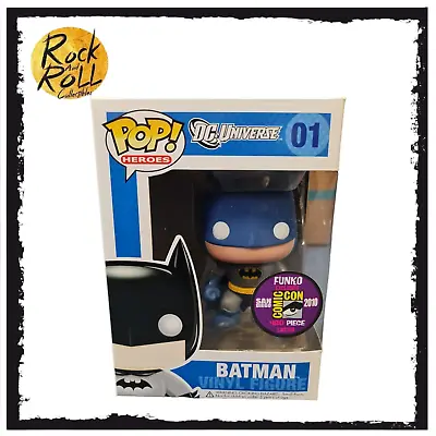 Buy Batman #01 (Blue) Funko Pop! DC Universe - SDCC 2010 Exclusive LE480 Pcs - Condi • 2,500£