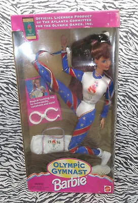 Buy W/ Barbie Olympic Gymnast Atlanta Doll 1995/1996 Nib • 41.02£