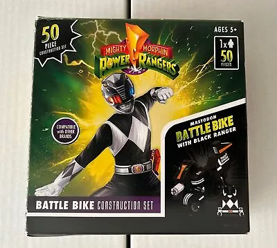 Buy Power Rangers Black Ranger Battle Bike Construction Set - New/Open Box • 7.98£
