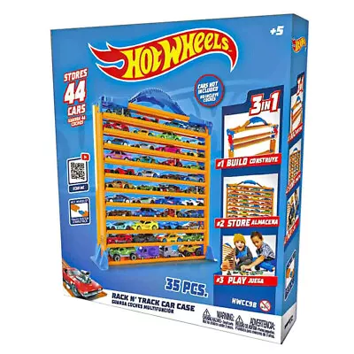 Buy Hot Wheels Rack N' Track Cars & Toys Organizer Storage With 44 Compartments New • 21.49£