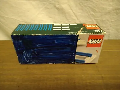 Buy Lego 157 Vintage Train Set Blue Curved Tracks Boxed • 5.99£