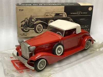 Buy Bandai Cadillac Oldtimer Tin Toy Car Friction W/BOX F/S FEDEX • 276.98£