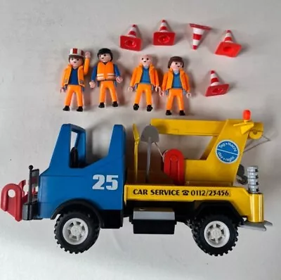 Buy Playmobil Road Truck Tow Car And Figures  • 1.20£